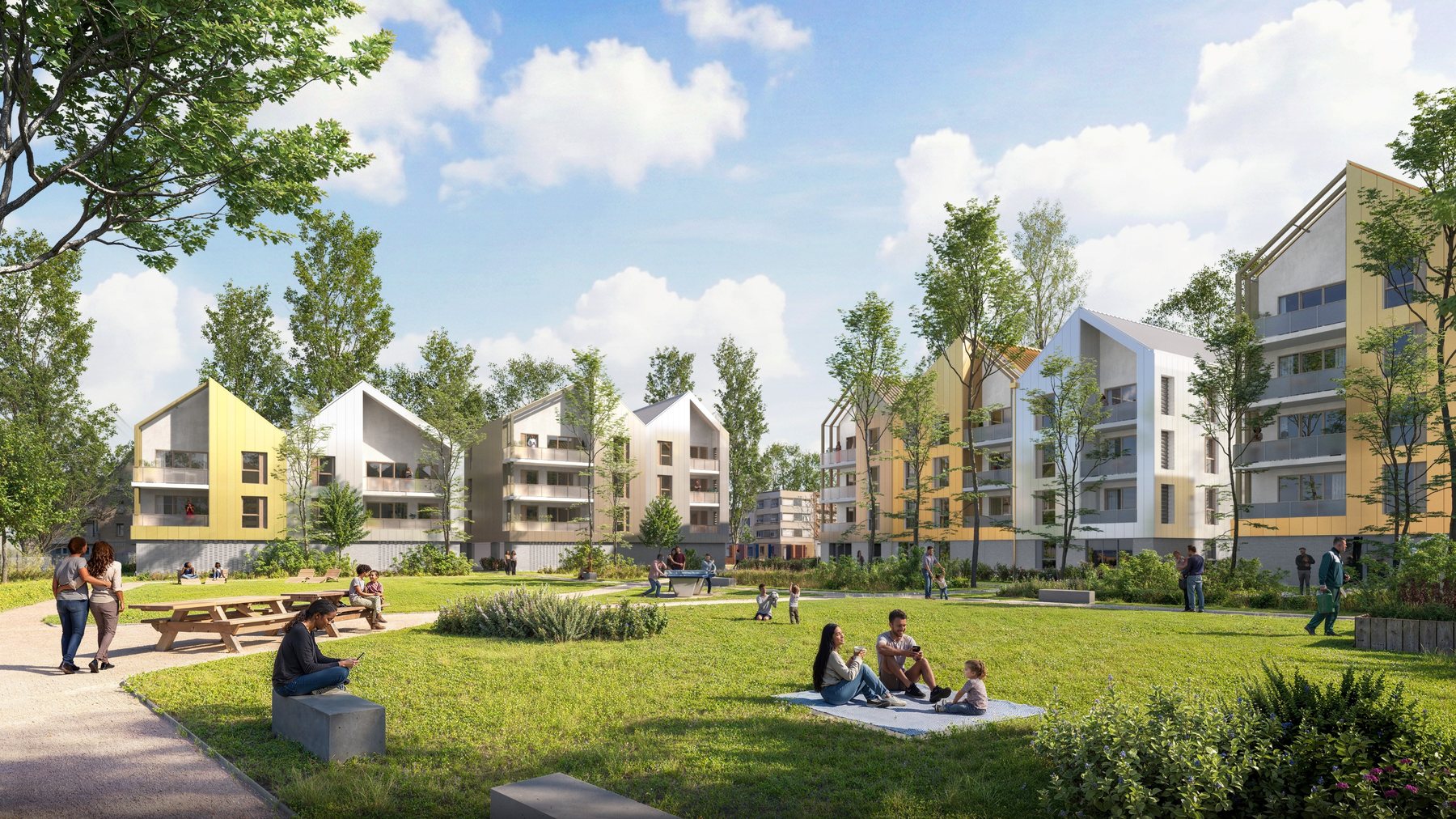 113 logements collectifs locatifs sociaux